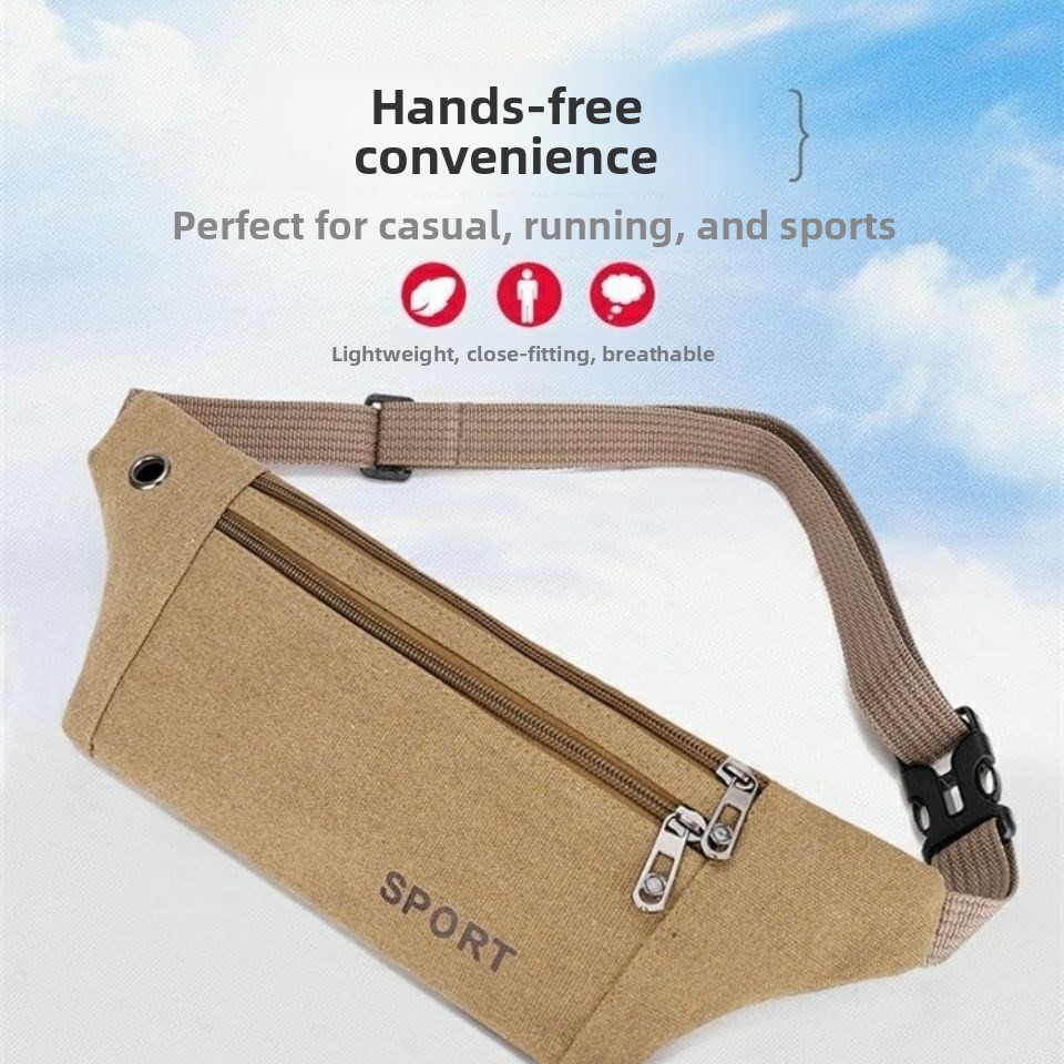Leather Work Bag - Casual multifunctionele heuptas voor heren, lichtgewicht