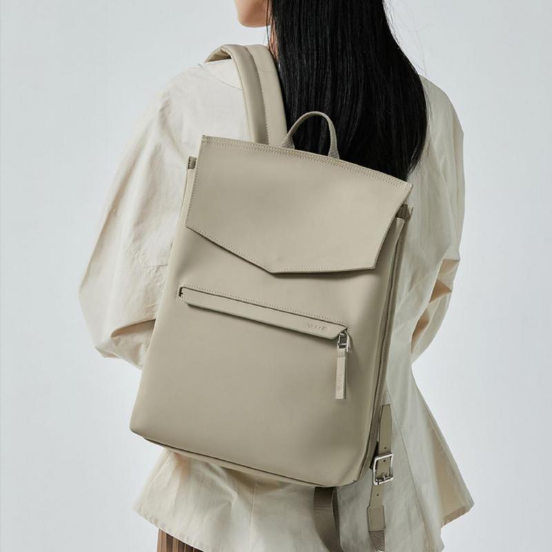 Leather Work Bag - Mode Nieuwe Japanse en Koreaanse Eenvoudige