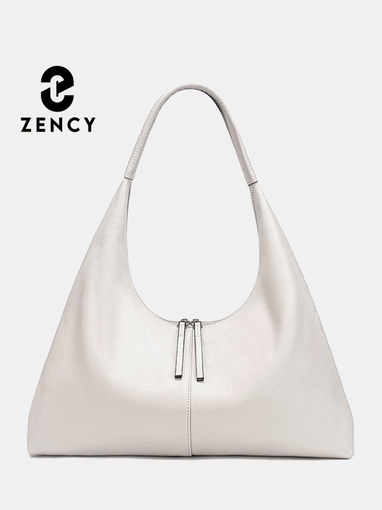 Leather Work Bag - Zency Grote Capaciteit Draagtas Echt Leer