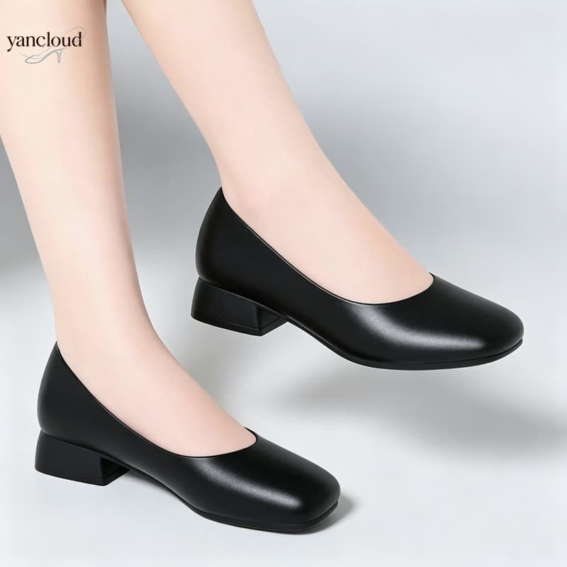 Leather Work Flats Women - All Match Comfortabele Platte Schoenen van