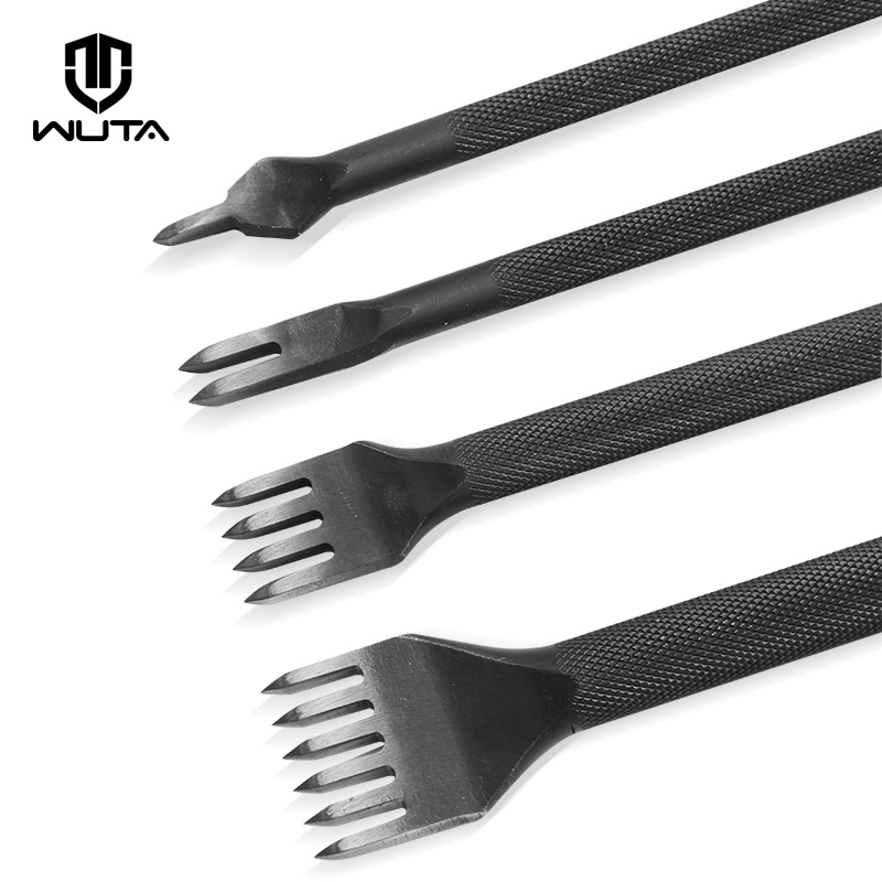 Leatherwork Punching Tool - WUTA 1 stuk Diamond Point zwart