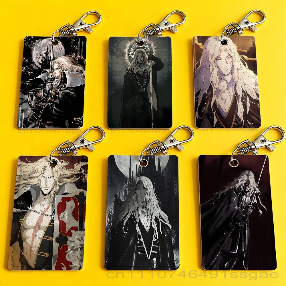 For Leather Work - Game C-Castlevania Alucard badgehouder sleutelhanger voor