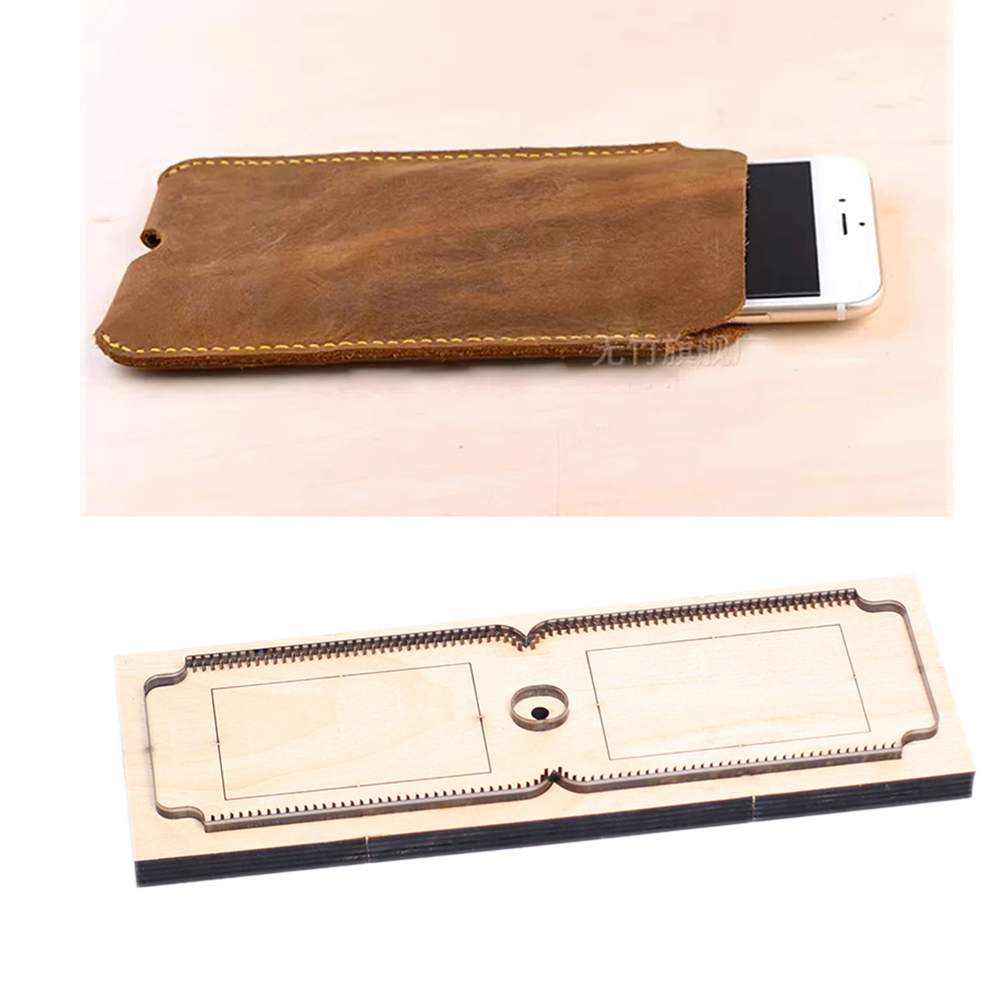 Leatherwork Punch - DIY lederen ambachtelijke mobiele telefoon tas
