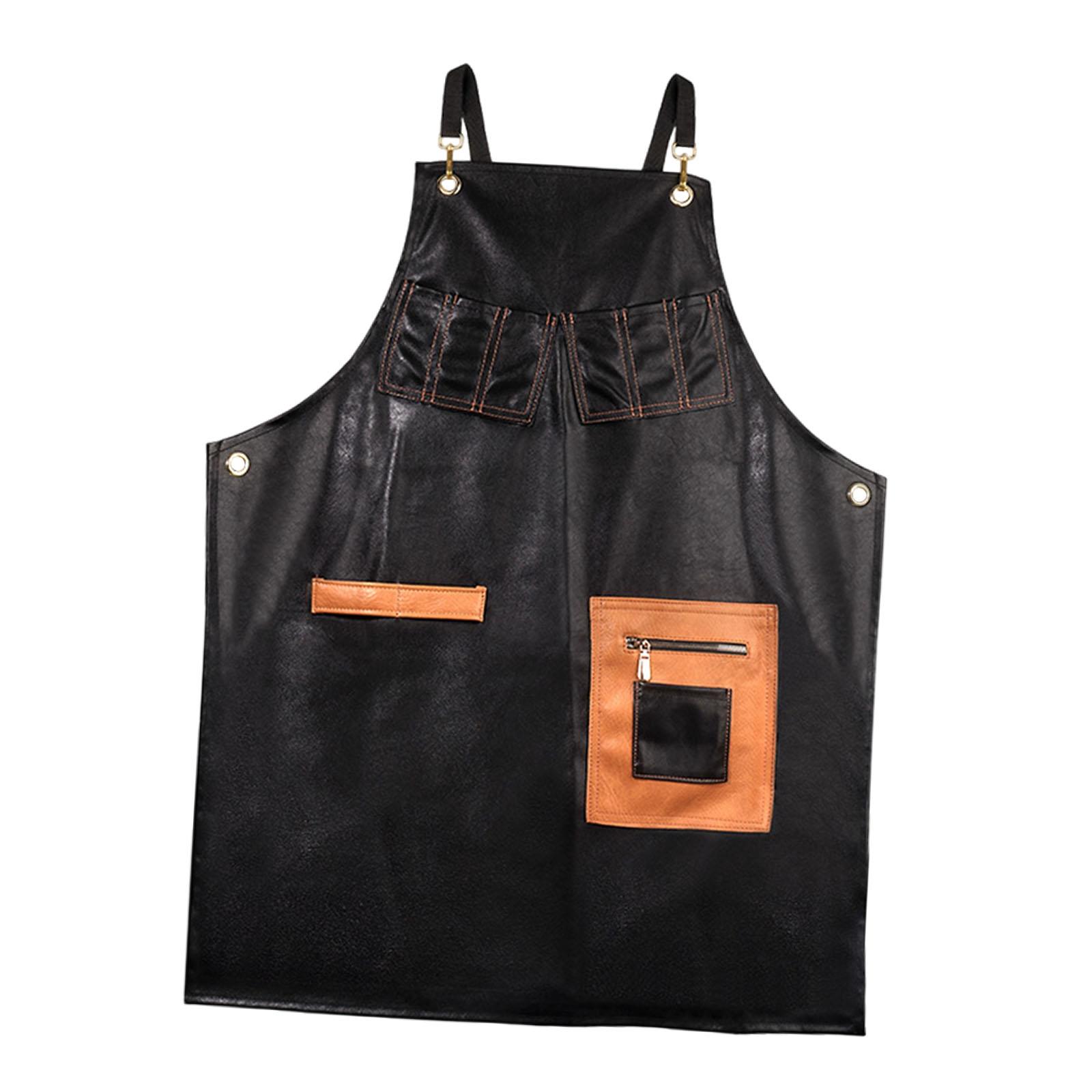 Schort van PU-leer voor koffie - Leatherwork Apron recensie en prijs
