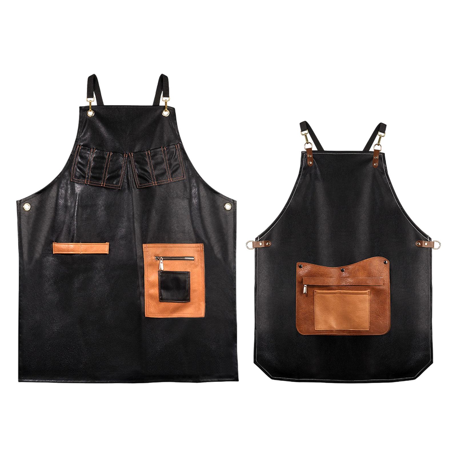 Schort van PU-leer voor koffie - Leatherwork Apron recensie en prijs