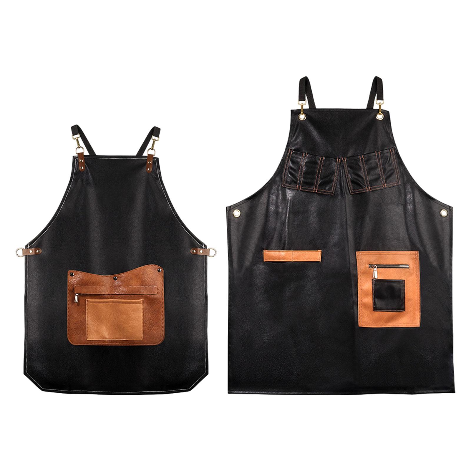 Schort van PU-leer voor koffie - Leatherwork Apron recensie en prijs