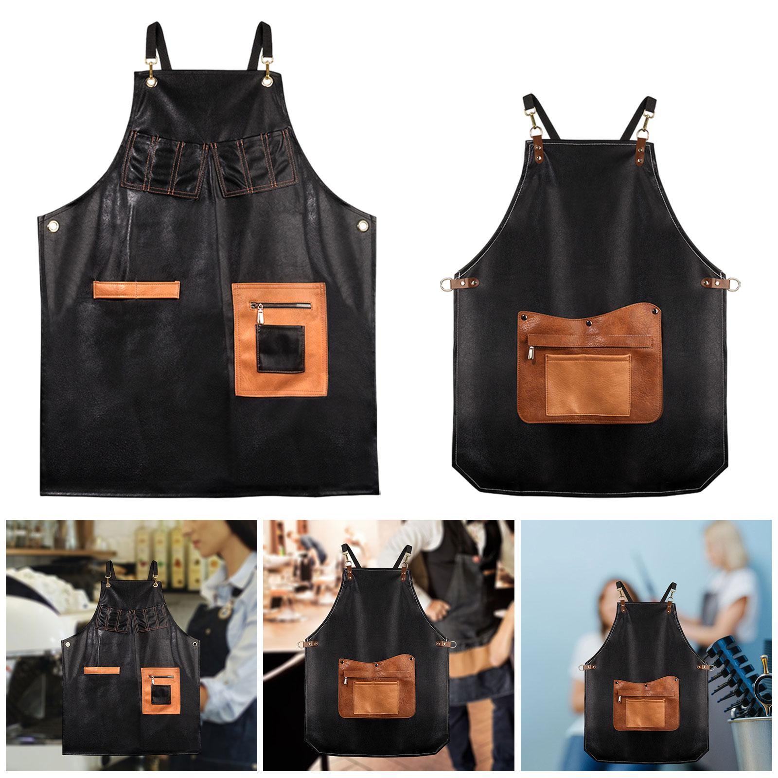 Schort van PU-leer voor koffie - Leatherwork Apron recensie en prijs
