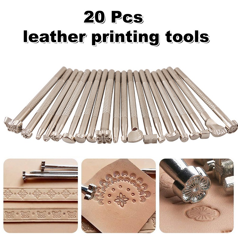 20 stuks lederen stempelgereed - Leatherwork Tool Kit recensie en prijs
