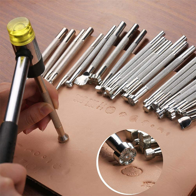 20 stuks lederen stempelgereed - Leatherwork Tool Kit recensie en prijs