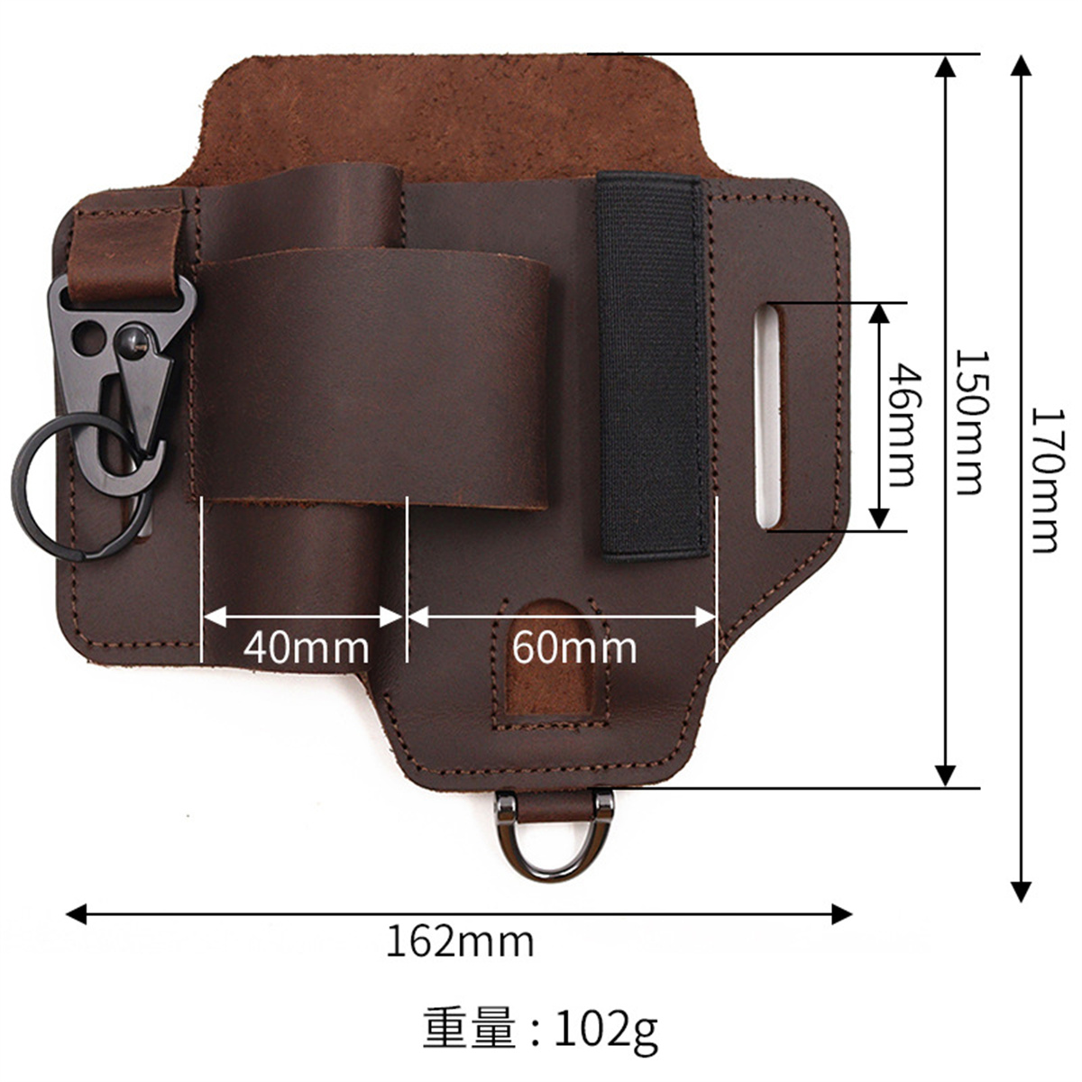 EDC Tactische Gereedschapshols - Leather Work Bag recensie en prijs