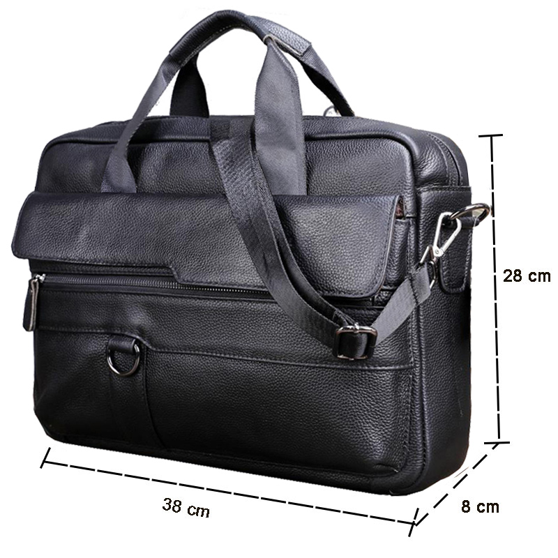 Grote Mannen Echt Lederen Hand - Leather Work Bag recensie en prijs