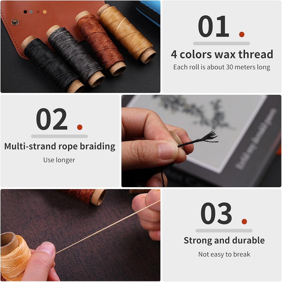 BUDDUR lederen naaigereedschap - Leatherwork Tool Kit recensie en prijs