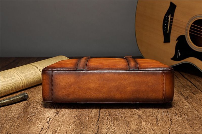 YETTIES Business Aktetas van V - Leather Work Bag recensie en prijs