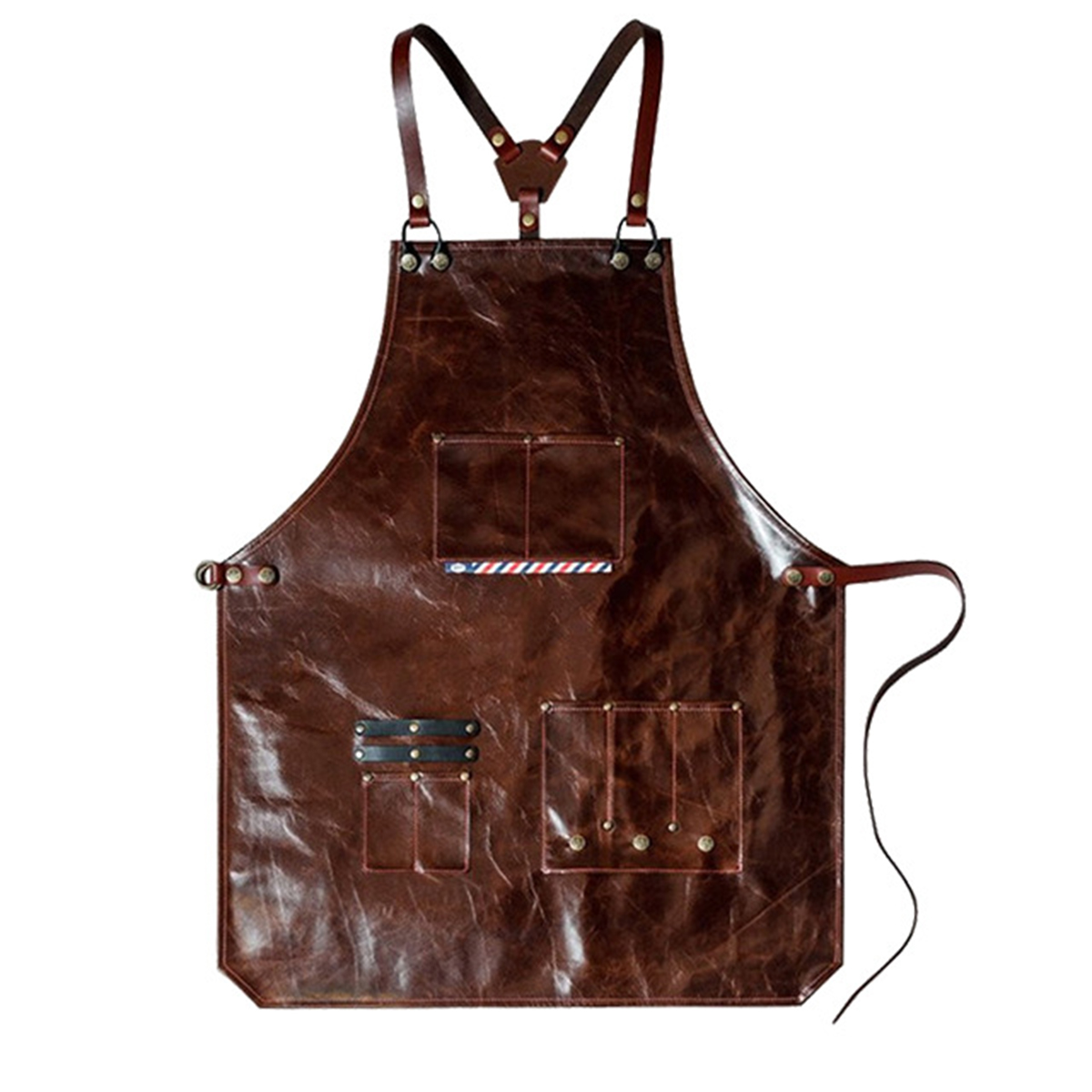 Leren werkschort voor heren me - Leatherwork Apron recensie en prijs