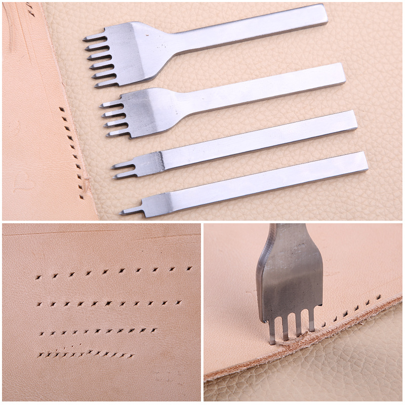 1 stks Lederen Punch Tool Gele - Leatherwork Punching Tool recensie en prijs