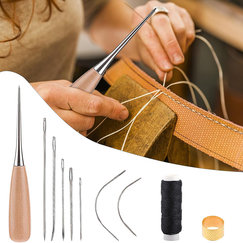 10/11-delige lederen naaiset,  - Leatherwork Tool Kit recensie en prijs