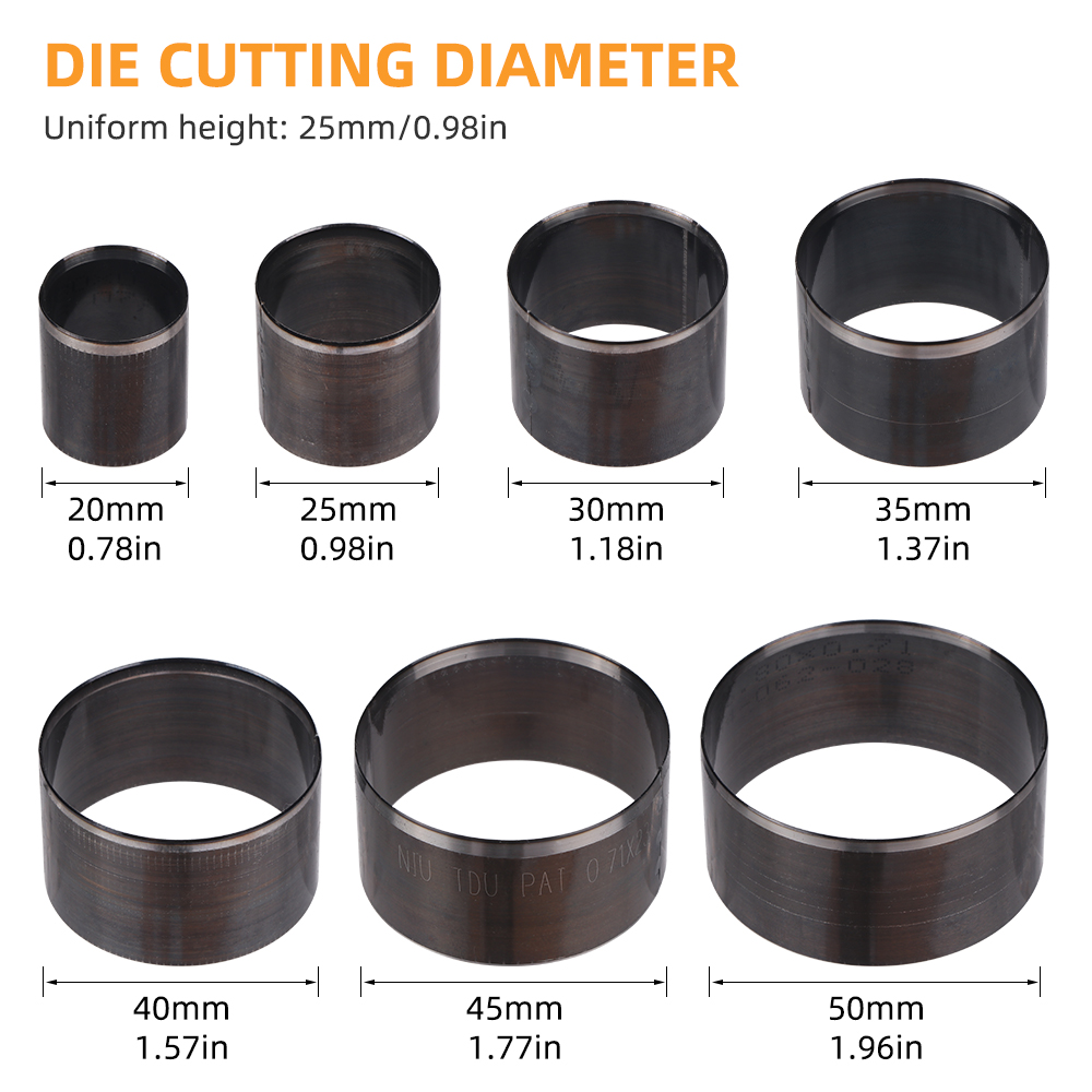 QJH 7-delige scherpe lederen s - Leatherwork Punching Tool recensie en prijs