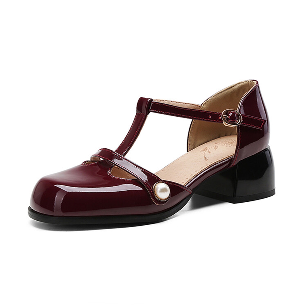 Dikke hoge hakken sandalen dam - For Leather Work recensie en prijs