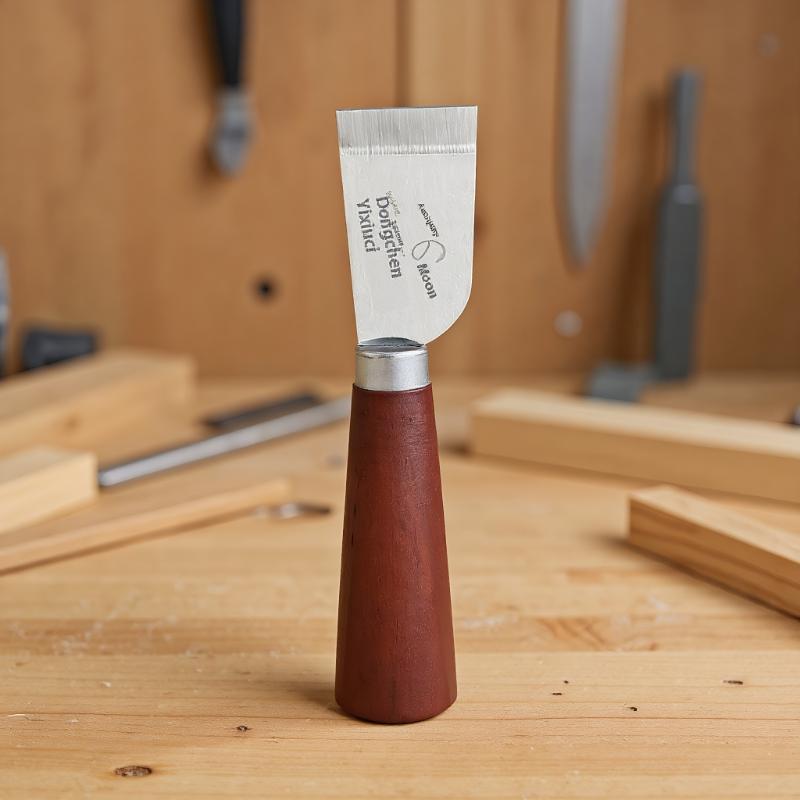 Leren snijmes met houten handv - Leatherwork Knife recensie en prijs