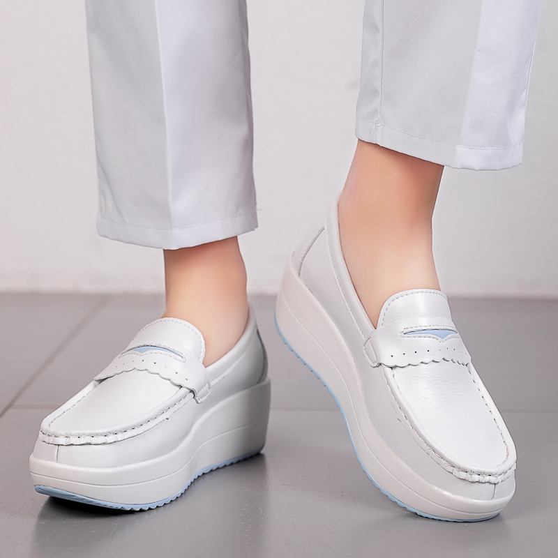 Strongshen Vrouwen Platform Wi - Leather Work Flats Women recensie en prijs