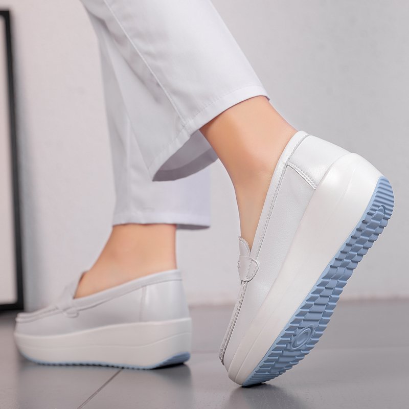 Strongshen Vrouwen Platform Wi - Leather Work Flats Women recensie en prijs