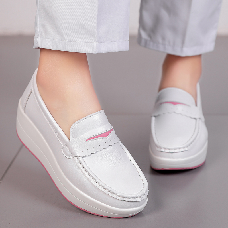 Strongshen Vrouwen Platform Wi - Leather Work Flats Women recensie en prijs