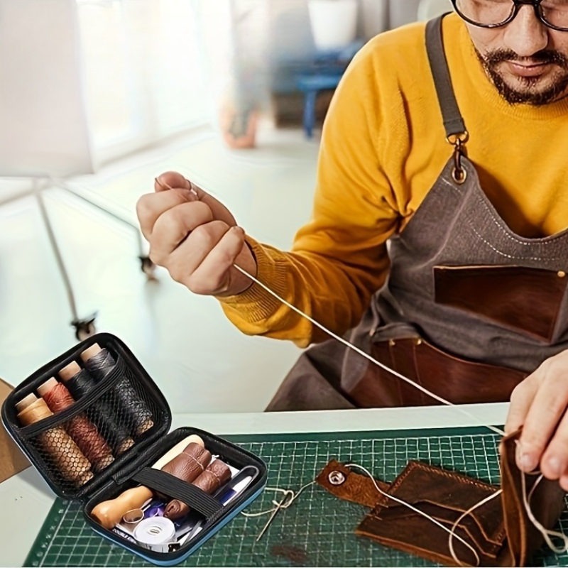 Leren naaiset, leren reparatie - Leatherwork Tool Kit recensie en prijs