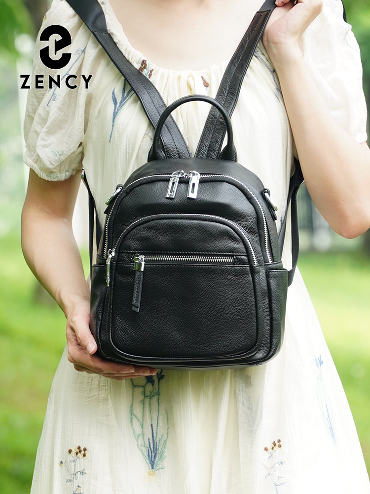 Zency lederen kleine rugzak kn - Leather Work Bag recensie en prijs
