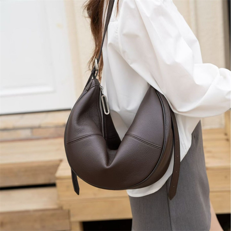 BURMINSA Echt Lederen Crescent - Leather Work Bag recensie en prijs