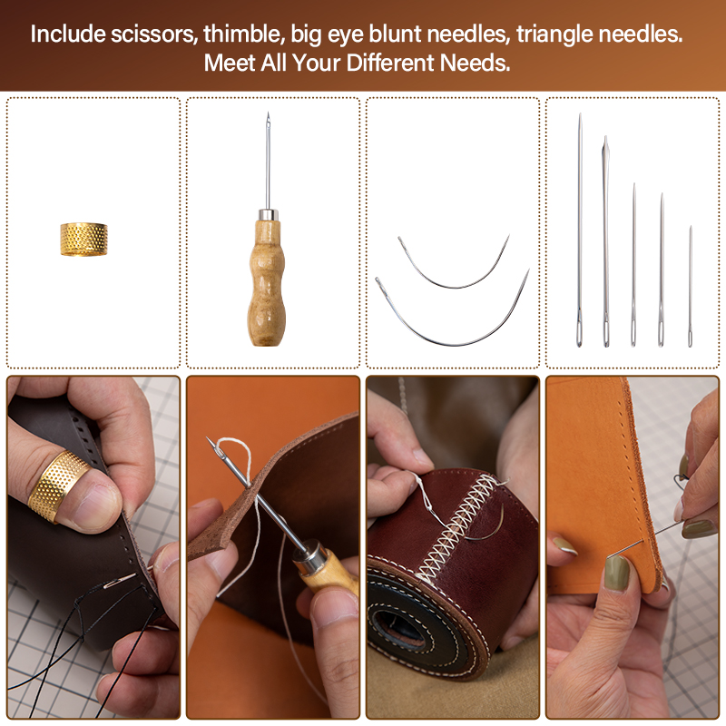 WUTA lederen reparatieset scho - Leatherwork Tool Kit recensie en prijs