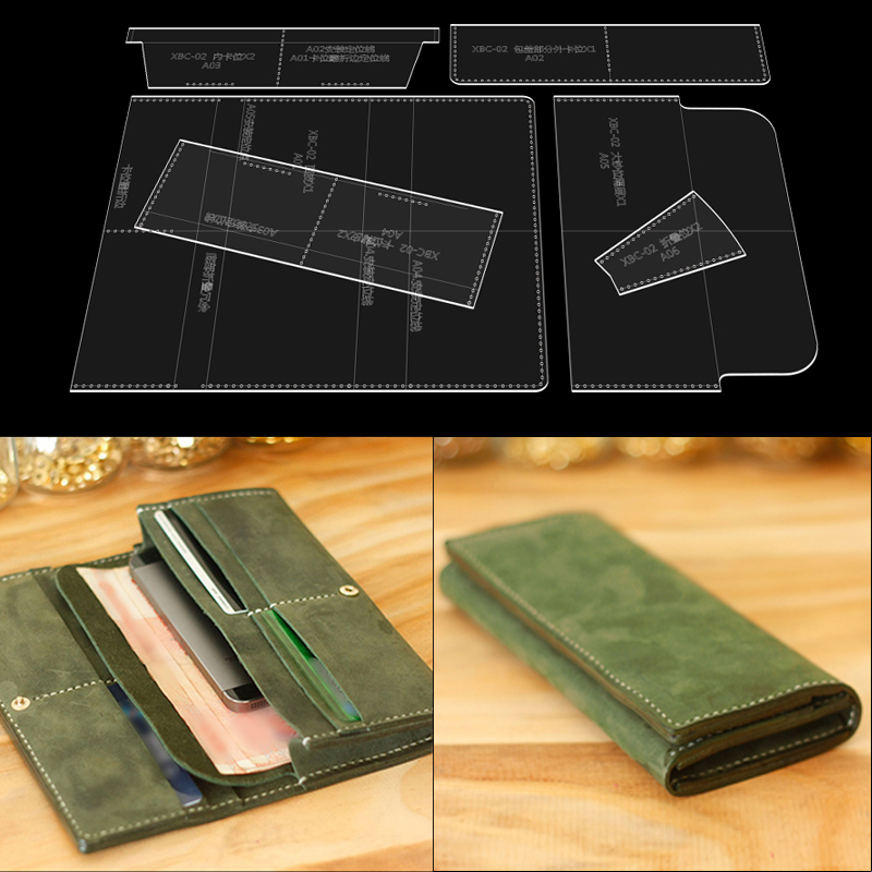 YOMDID lange portemonnee sjabl - Leatherwork Kit recensie en prijs