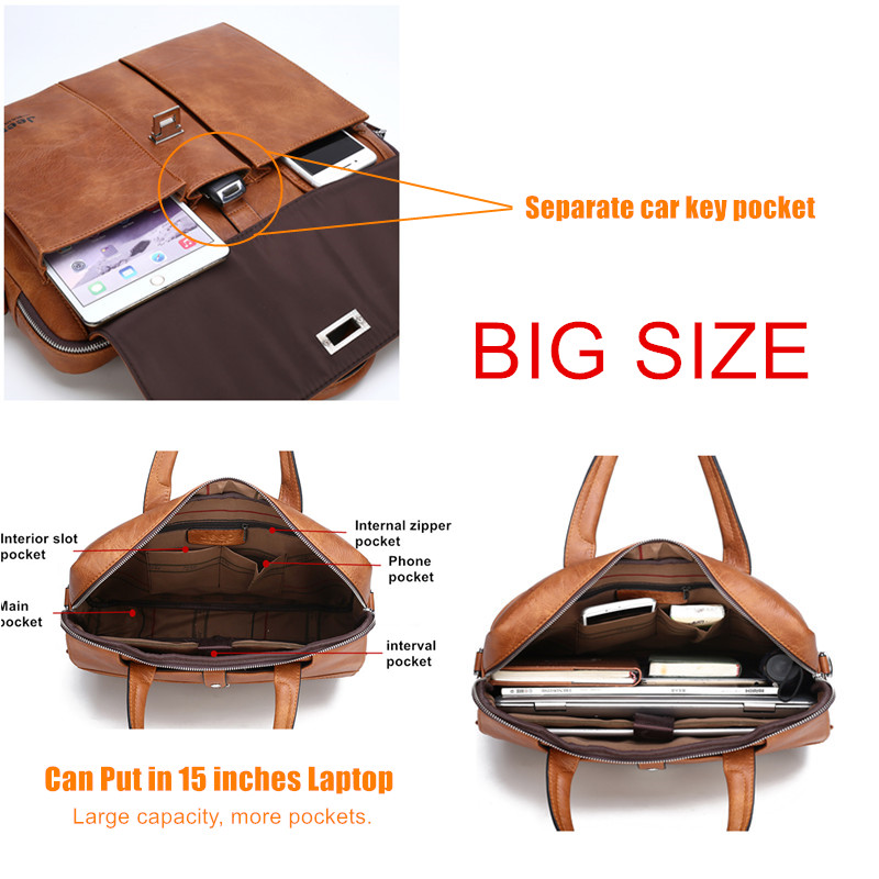 Jeep Buluo leren aktetas voor  - Leather Work Bag recensie en prijs