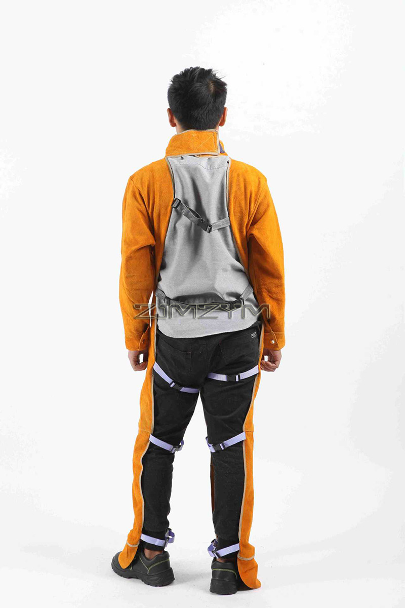 Koeienhuid lederen laspak Werk - Leatherwork Apron recensie en prijs