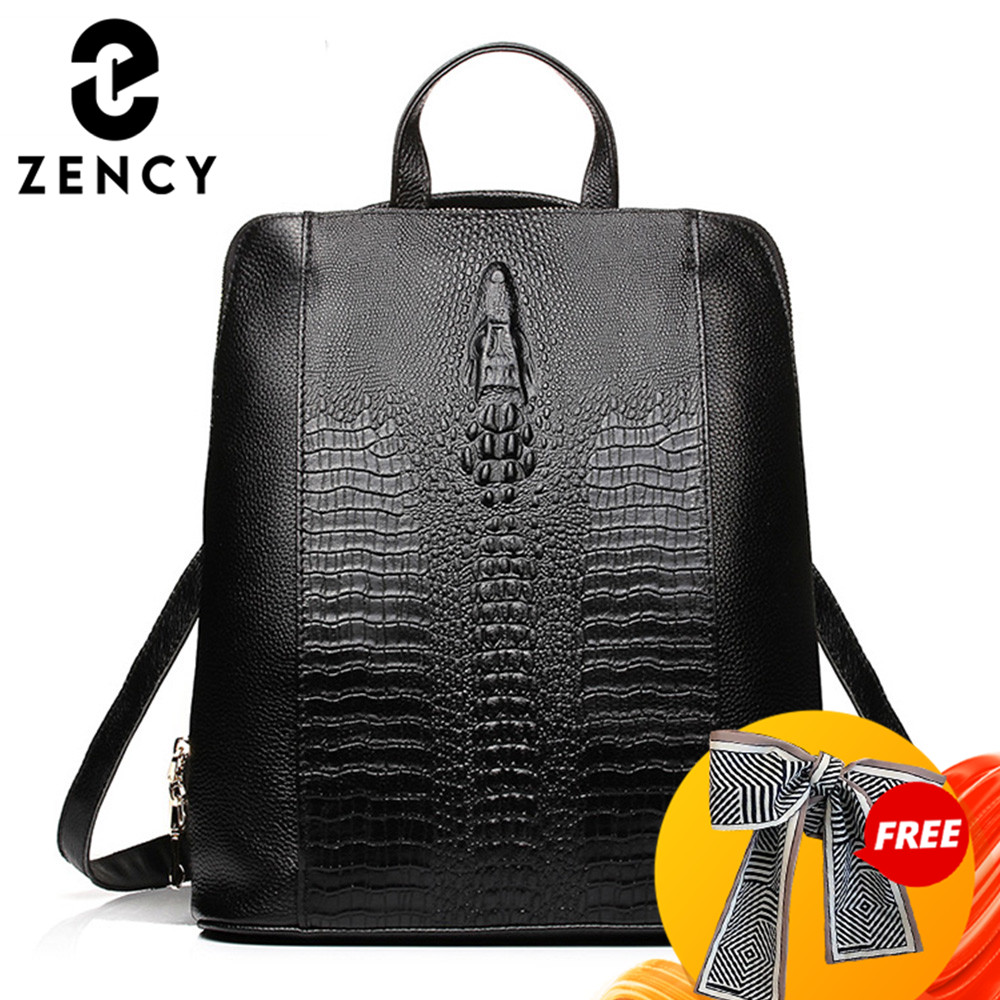 Zency Damesrugzak van krokodil - Leather Work Bag recensie en prijs